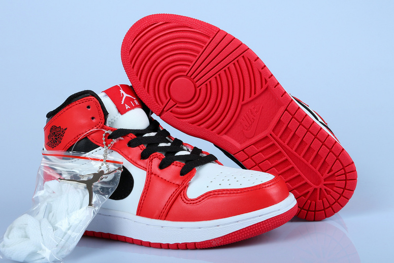 Hight Quality Air Jordan 1 Mens White/Red